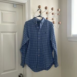 Ralph Lauren - Casual Button Down Shirt - Blue / Grey - L